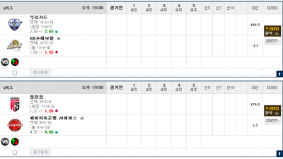 이벤트 기간 : 2025년 02월 19일 핸디+언오버팀 맞추기(수요일 특별)